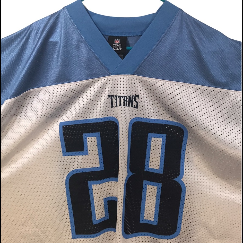 Vintage Chris Johnson Tennessee Titans jersey.